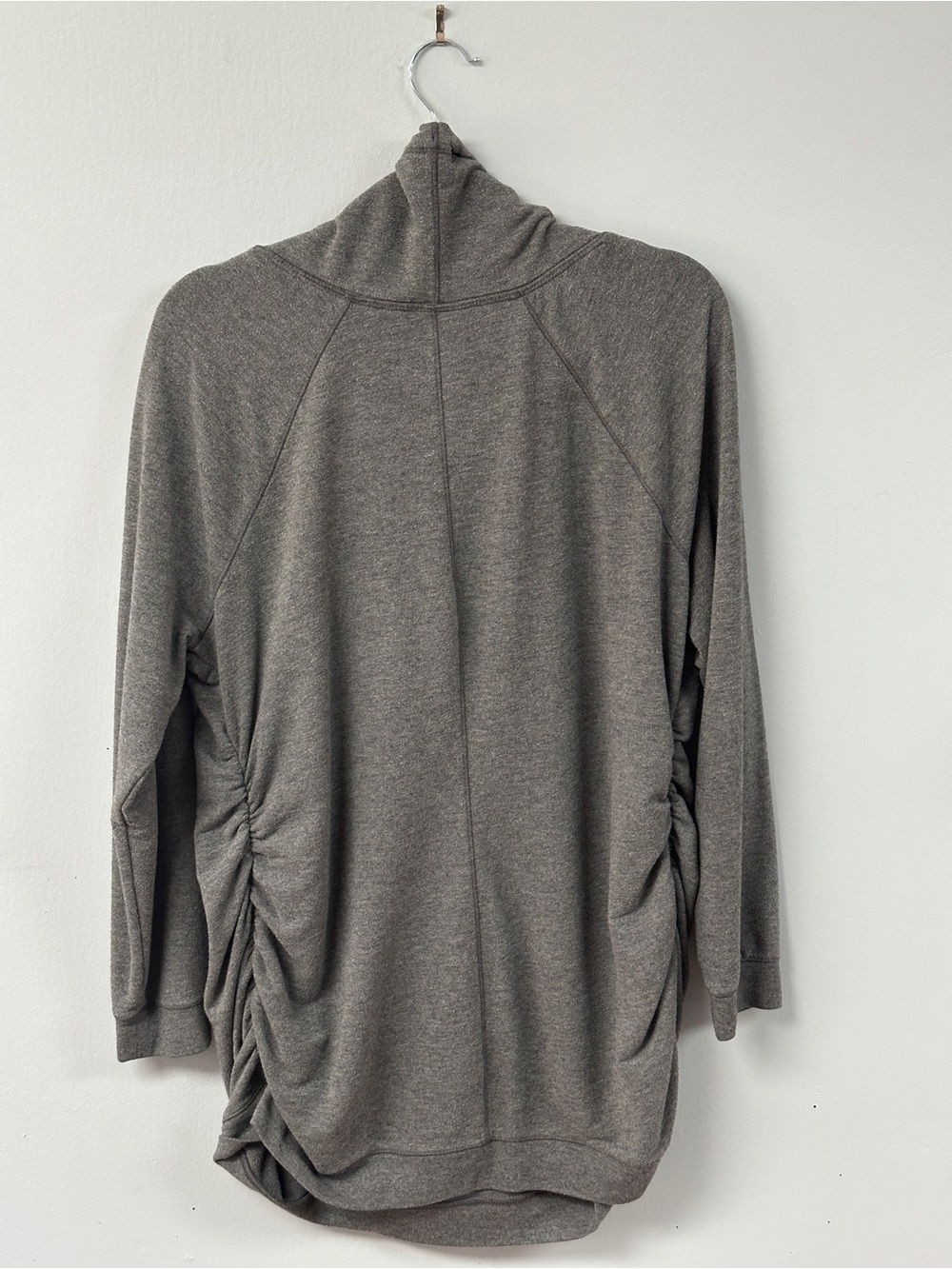 Isabel Maternity by Ingrid & Isabel Cowl Neck Tunic Sweatshirt XXL Gray - Picture 4 of 9